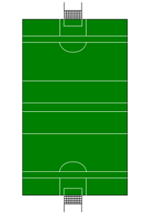 Gaelic football pitch diagram